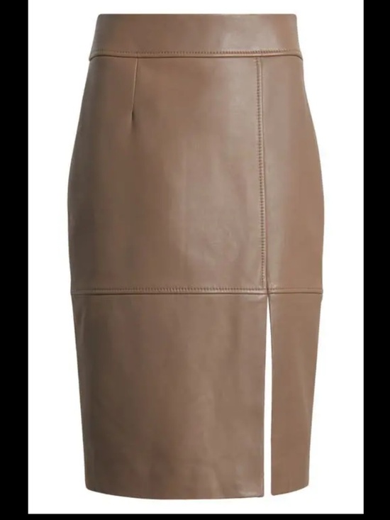 Boss Dresses & Skirts - BOSS  Setora Lambskin Leather Pencil Skirt
